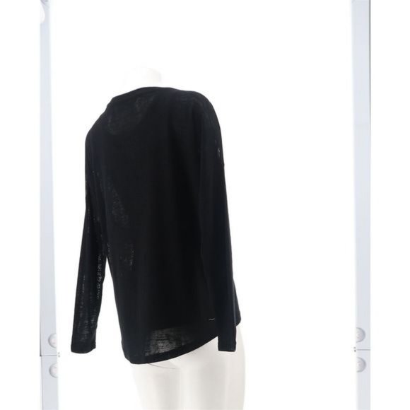 NWT WE BY LIVING IN YELLOW SLOUCHY WEEKEND KNIT TUNIC & TANK SET BLACK SMALL - Picture 6 of 11